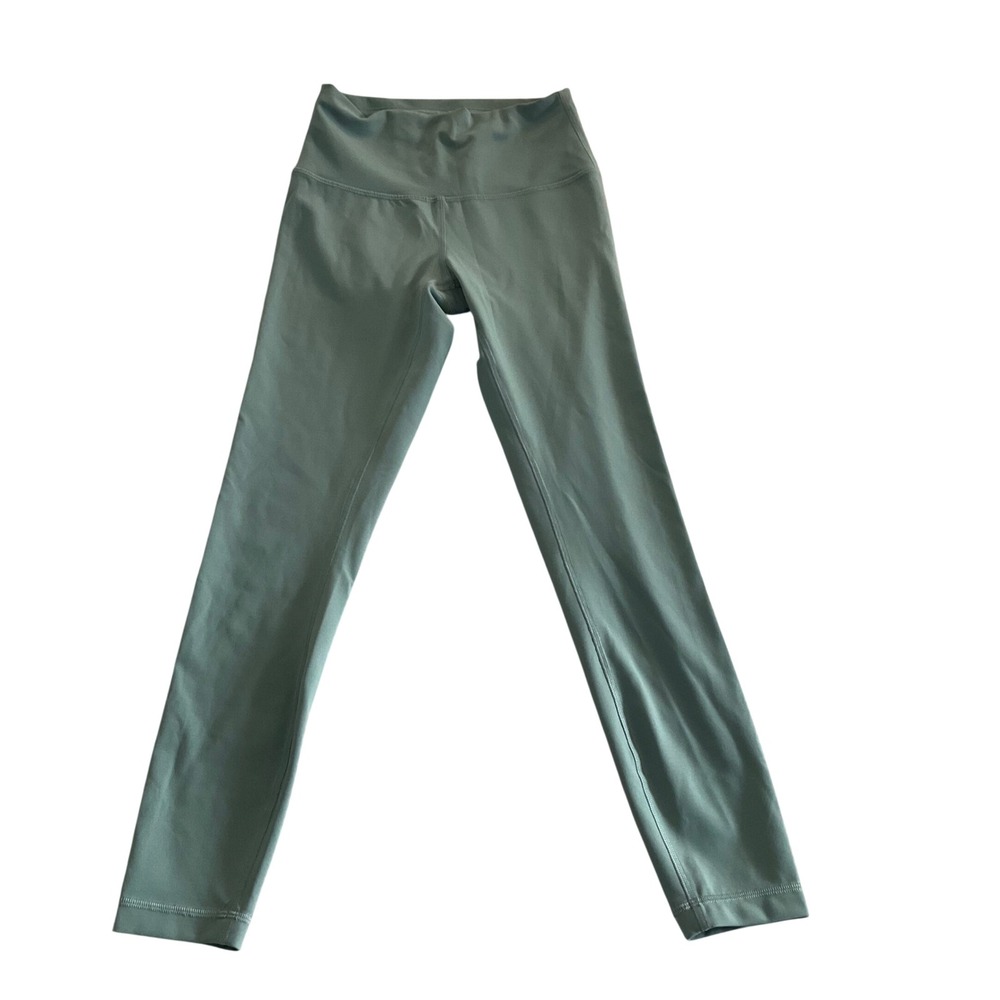 Lululemon Align High-Rise Leggings Women Size 4‎ Sage Green Inseam Yoga Pants